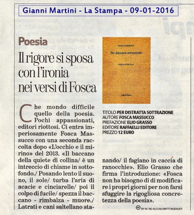 fosca La stampa